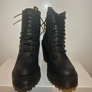 Dr. Martens Black Combat Boots